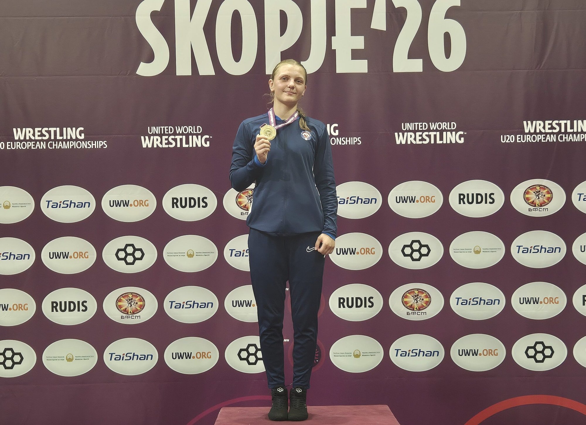 Lithuanian wrestler strikes gold at European Junior Championships