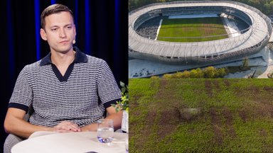 Špakauskas atrėžė tiems, kuriems gėda dėl stadiono vejos: nesusireikšminkime