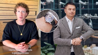 Zuckerbergo laikrodis – ir ant Žiemelio riešo: kaina prilygsta prabangiam būstui Vilniuje