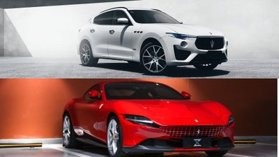 „Maserati Levante“ ir „Ferrari Roma“