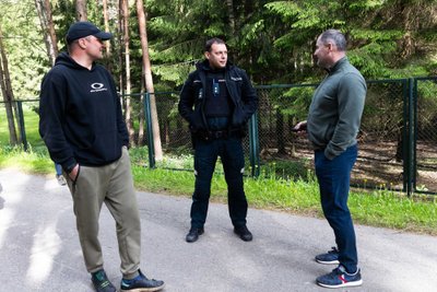 Spaudos konferencija apie atnaujintą tyrimą dėl Jurijui Borisovui priklausančiame pastate įrengtos šaudyklos