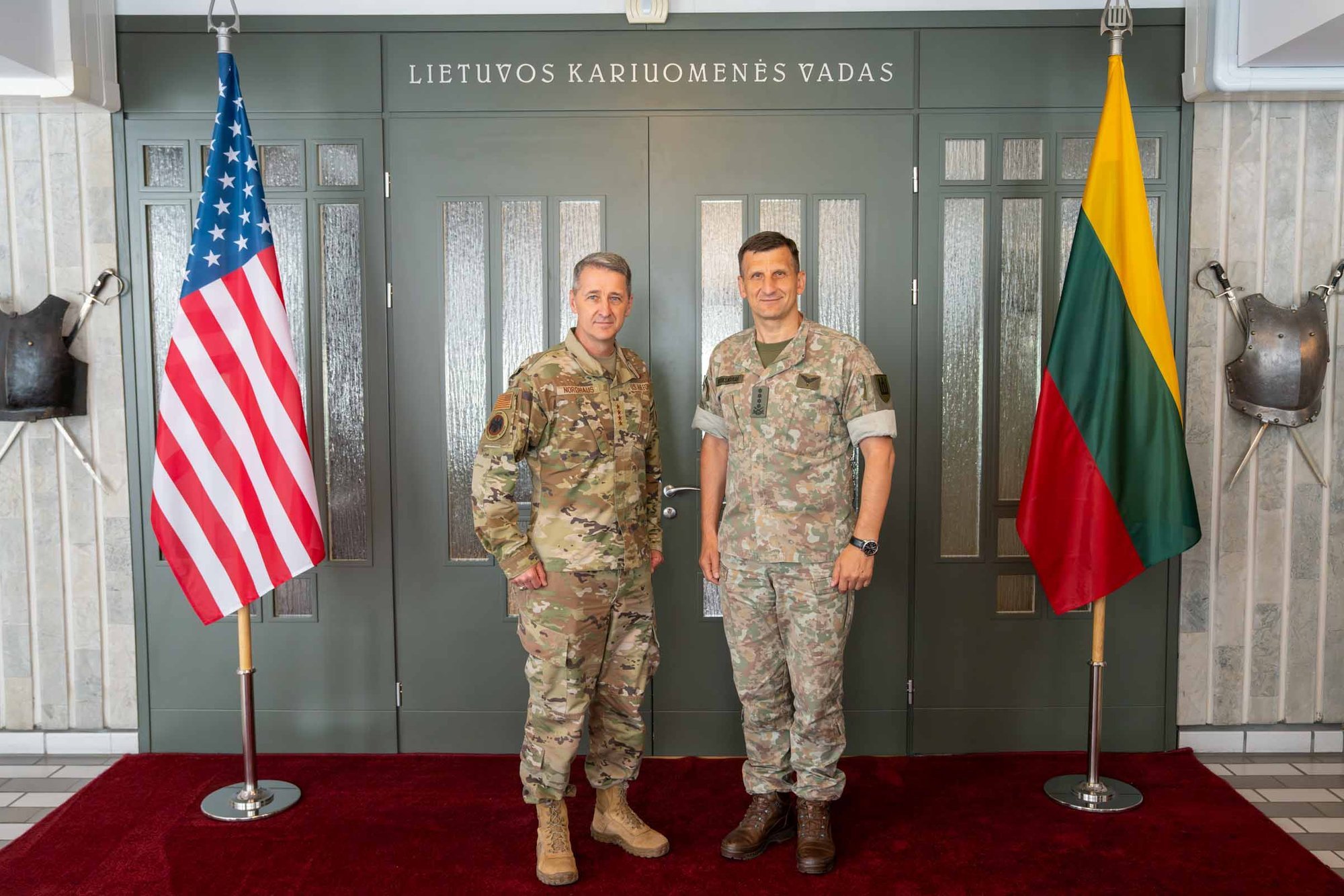 US National Guard chief visits Lithuania to discuss military ties, regional security