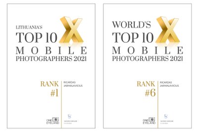 „World's Top Mobile Photographer 2021“ diplomai