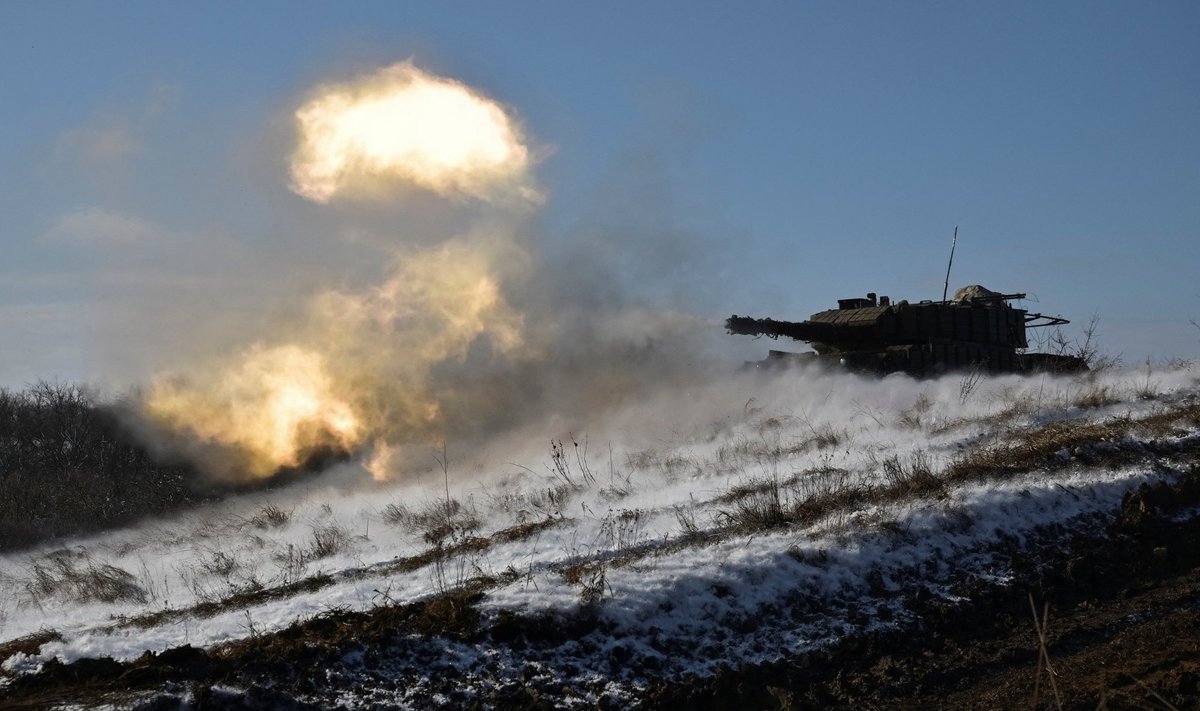 Ukrainos karių pratybos Zaporižios srityje