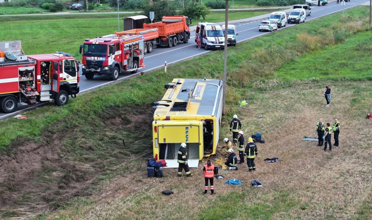 Charges brought against Latvian bus driver involved in accident in Lithuania