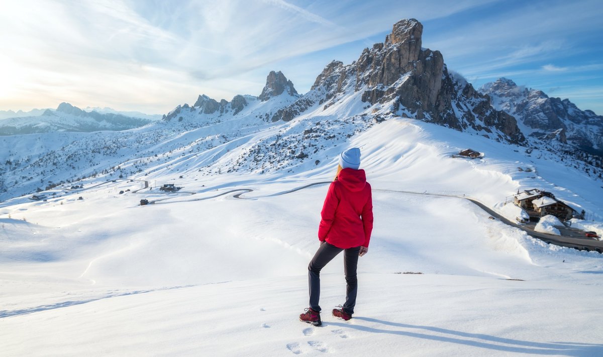 Kvapą gniaužiančios panoramos Dolomitinėse Alpėse