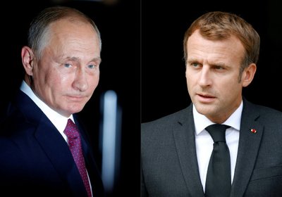 Vladimiras Putinas, Emmanuelis Macronas