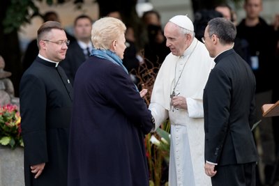 Dalia Grybauskaitė ir Popiežius Pranciškus