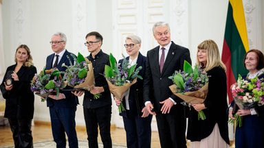 В Президентском дворце вручили Национальную премию Литвы по культуре и искусству и госпремию им. Йонаса Басанавичюса