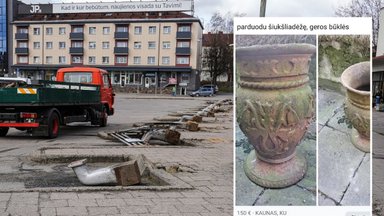 Stebisi panevėžiečių verslumu – internete ėmė pardavinėti senosios autobusų stoties šiukšliadėžes