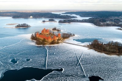 Trakai žiemą