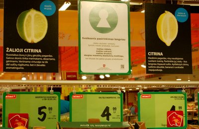 Rakto skylutės simbolis identifikuoja sveikesnius produktus