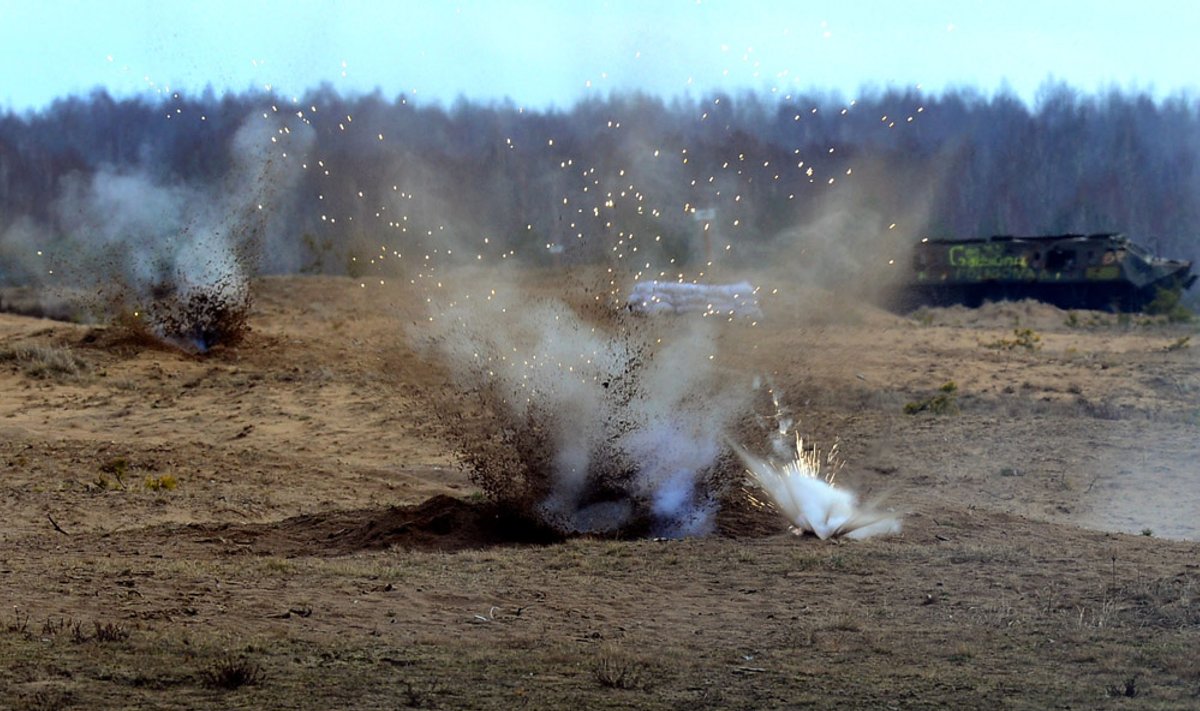 Lietuvos karių pratybos Gaižiūnų poligone