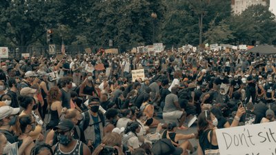 Protestas prieš rasizmą / Clay Banks nuotr.