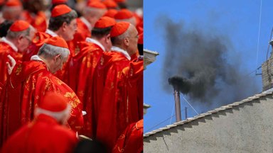 Eteryje pasirodęs kunigas iš konklavos sukėlė sujudimą: žiūrovai atpažino jį iš visai kitur