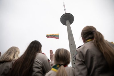 Lietuvos vėliavos pakėlimo ceremonija 