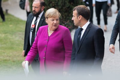 Angela Merkel, Emmanuelis Macronas