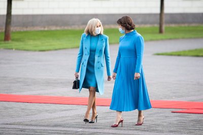 Brigitte Macron ir Diana Nausėdienė