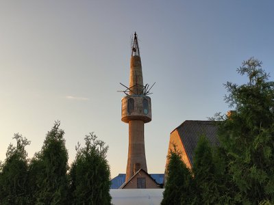 Gelžbetoninis bokštas Pakruojo rajone