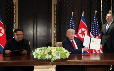 Donaldas Trumpas, Kim Jong Unas