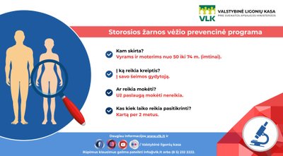 Storosios žarnos vėžio prevencinė programa